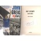 Signed book by Glasgow Rangers and Scotland footballer John Greig